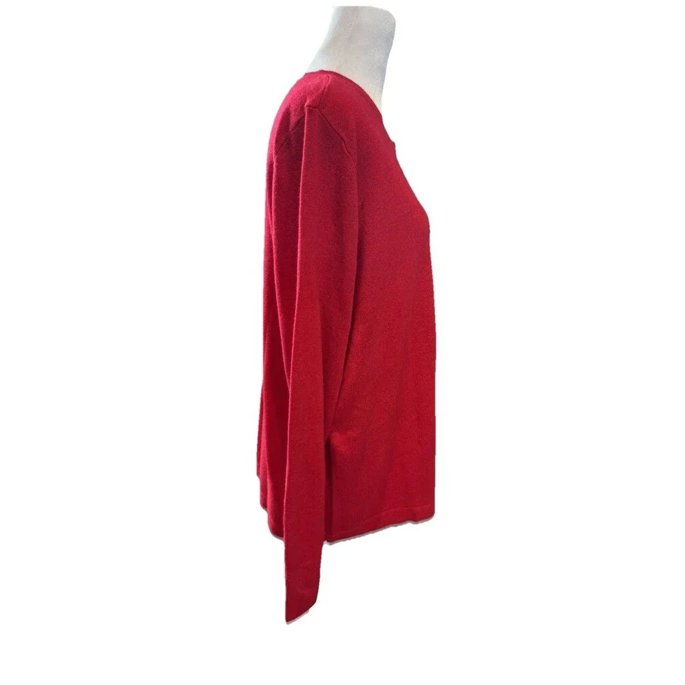 Croft & Barrow Sweater size XXL Red Extra Soft New With Tags Women's